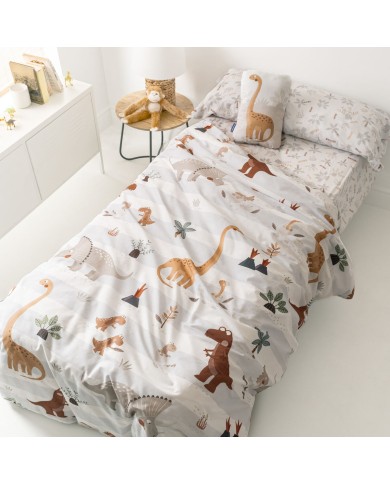 Set di copripiumino HappyFriday Moshi Moshi Dino Family Multicolore 2 Pezzi Set di copripiumino HappyFriday Moshi Moshi Dino Family Multicolore 2 Pezzi