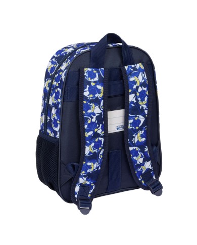 Zaino Scuola Sonic City Azzurro 26 x 34 x 11 cm