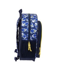 Zaino Scuola Sonic City Azzurro 32 x 38 x 12 cm
