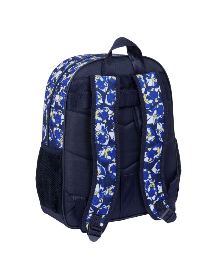 Zaino Scuola Sonic City Azzurro 32 x 38 x 12 cm