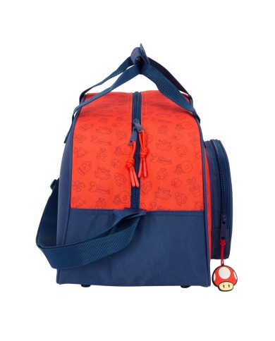 Borsa da Palestra Super Mario Trick Rosso Blu scuro 40 x 24 x 23 cm