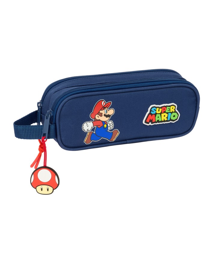 Portaoggetti Doppio Super Mario Trick Rosso Blu scuro 21 x 8 x 6 cm