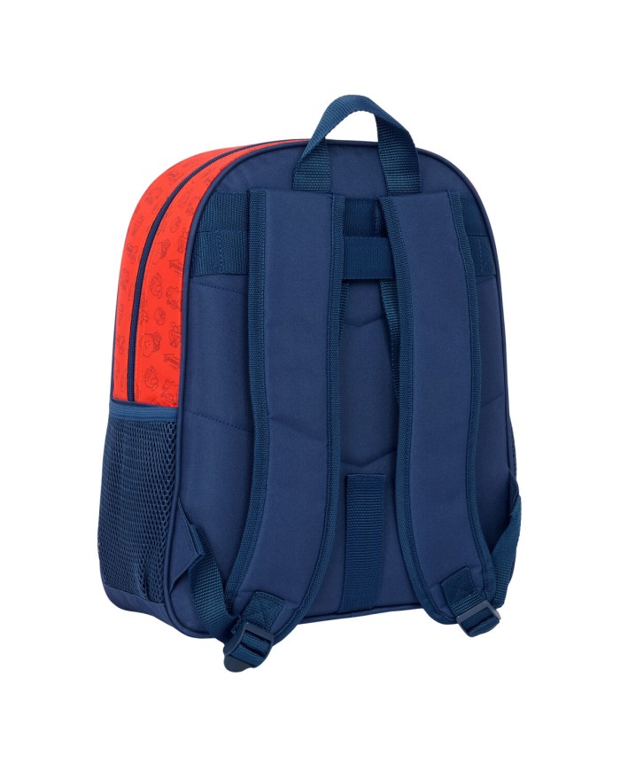 Zaino Scuola Super Mario Trick Rosso Blu scuro 32 x 38 x 12 cm Zaino Scuola Super Mario Trick Rosso Blu scuro 32 x 38 x 12 cm