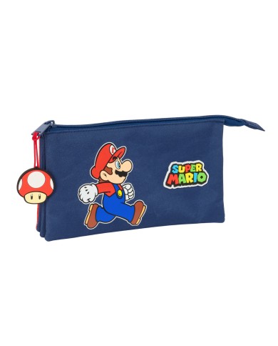 Portaoggetti Triplo Super Mario Trick Rosso Blu scuro 22 x 12 x 3 cm Portaoggetti Triplo Super Mario Trick Rosso Blu scuro 22 x 12 x 3 cm