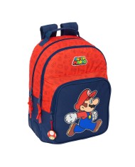 Trolley per la Scuola Super Mario Trick Rosso Blu scuro 32 x 42 x 15 cm Trolley per la Scuola Super Mario Trick Rosso Blu scuro 32 x 42 x 15 cm