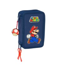 Necessaire Super Mario Trick Rosso Blu scuro 12.5 x 19.5 x 4 cm 29 Pezzi Necessaire Super Mario Trick Rosso Blu scuro 12.5 x 19.5 x 4 cm 29 Pezzi