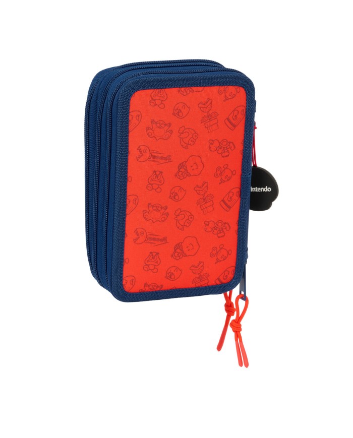 Astuccio per la Scuola con Accessori Super Mario Trick Rosso Blu scuro 12,5 x 19,5 x 5,5 cm 37 Pezzi Astuccio per la Scuola con Accessori Super Mario Trick Rosso Blu scuro 12,5 x 19,5 x 5,5 cm 37 Pezzi