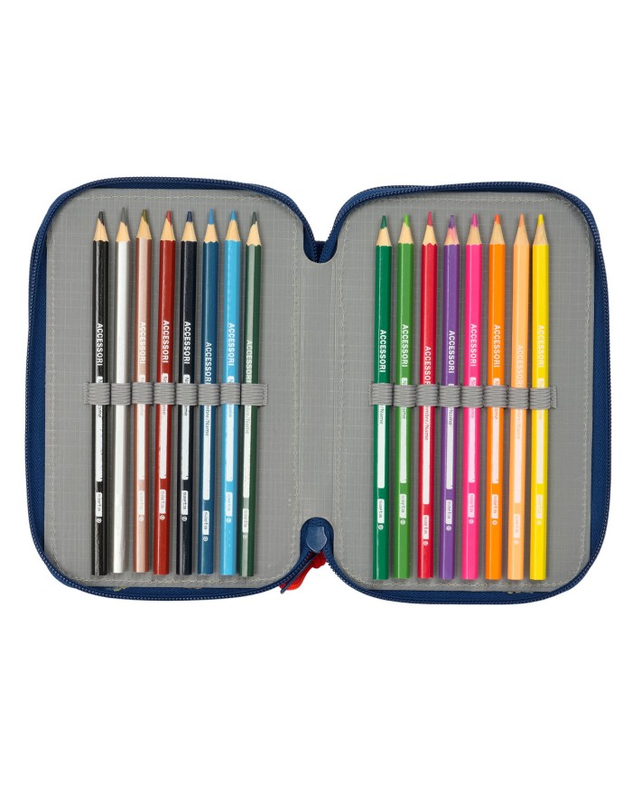 Astuccio per la Scuola con Accessori Super Mario Trick Rosso Blu scuro 12,5 x 19,5 x 5,5 cm 37 Pezzi Astuccio per la Scuola con Accessori Super Mario Trick Rosso Blu scuro 12,5 x 19,5 x 5,5 cm 37 Pezzi