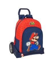 Trolley per la Scuola Super Mario Trick Rosso Blu scuro 32 x 42 x 15 cm Trolley per la Scuola Super Mario Trick Rosso Blu scuro 32 x 42 x 15 cm