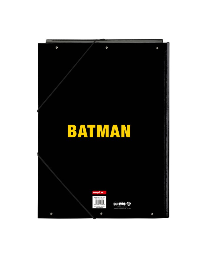 Raccoglitore ad anelli Batman Game over Nero A4 26 x 33.5 x 2.5 cm