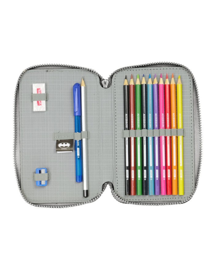 Astuccio Doppio Batman Game over Nero 12.5 x 19.5 x 4 cm Astuccio Doppio 29 Pezzi Astuccio Doppio Batman Game over Nero 12.5 x 19.5 x 4 cm Astuccio Doppio 29 Pezzi