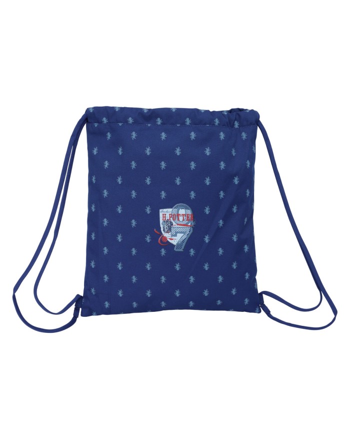 Zainetto con Cordini Harry Potter Captain Blu Marino 35 x 40 x 1 cm
