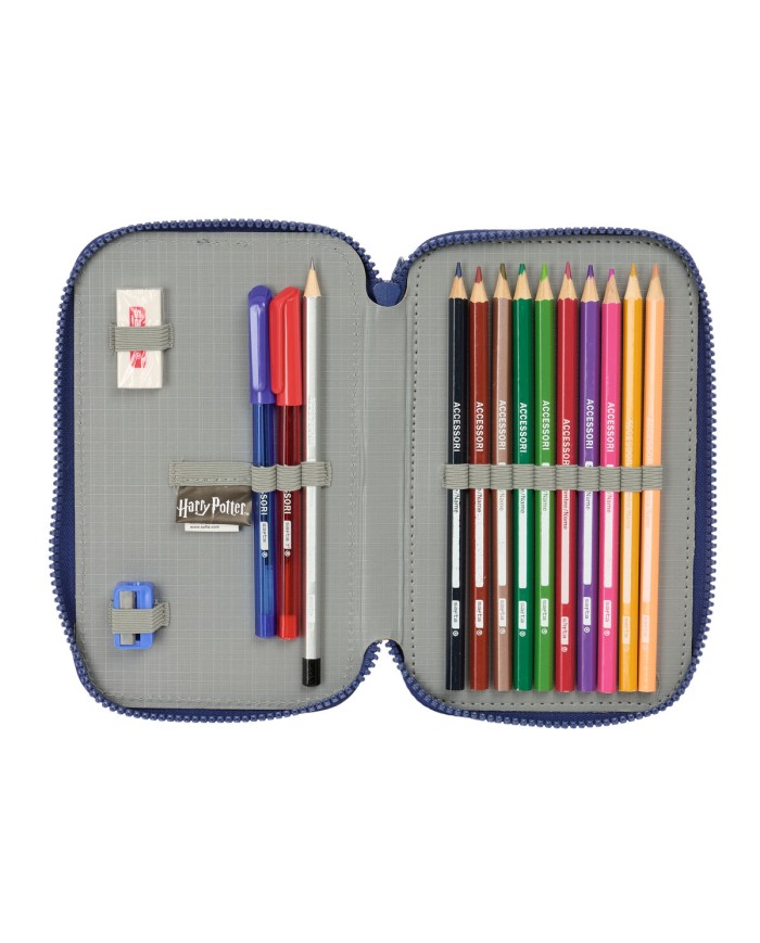 Astuccio Doppio Harry Potter Captain Blu Marino 12.5 x 19.5 x 4 cm Astuccio Doppio 29 Pezzi Astuccio Doppio Harry Potter Captain Blu Marino 12.5 x 19.5 x 4 cm Astuccio Doppio 29 Pezzi