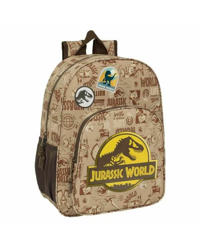 Zaino Scuola Jurassic World Beige 33 x 42 x 14 cm Zaino Scuola Jurassic World Beige 33 x 42 x 14 cm
