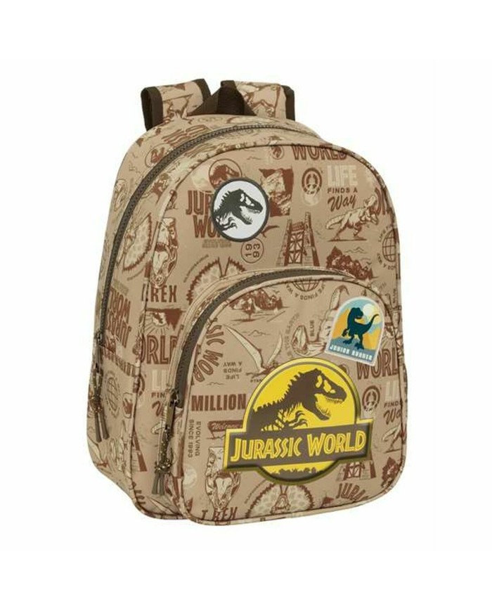 Zaino Scuola Jurassic World Beige 27 x 33 x 10 cm Zaino Scuola Jurassic World Beige 27 x 33 x 10 cm