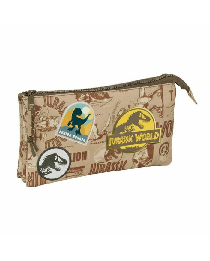 Portaoggetti Triplo Jurassic World Beige 22 x 12 x 3 cm Portaoggetti Triplo Jurassic World Beige 22 x 12 x 3 cm