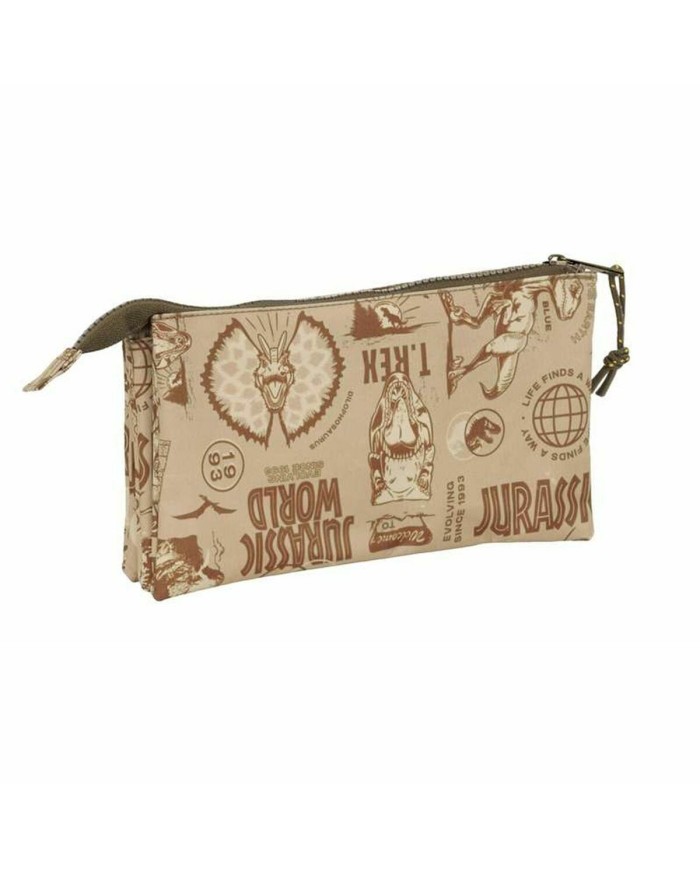 Portaoggetti Triplo Jurassic World Beige 22 x 12 x 3 cm Portaoggetti Triplo Jurassic World Beige 22 x 12 x 3 cm
