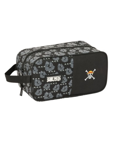 Necessaire One Piece Pirates Nero 29 x 15 x 14 cm Necessaire One Piece Pirates Nero 29 x 15 x 14 cm