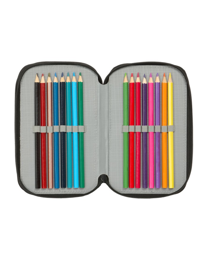 Plumier Triplo One Piece Pirates Nero 12,5 x 19,5 x 5,5 cm 37 Pezzi Plumier Triplo One Piece Pirates Nero 12,5 x 19,5 x 5,5 cm 37 Pezzi