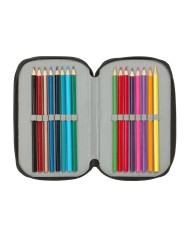 Plumier Triplo One Piece Pirates Nero 12,5 x 19,5 x 5,5 cm 37 Pezzi Plumier Triplo One Piece Pirates Nero 12,5 x 19,5 x 5,5 cm 37 Pezzi