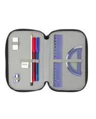 Plumier Triplo One Piece Pirates Nero 12,5 x 19,5 x 5,5 cm 37 Pezzi Plumier Triplo One Piece Pirates Nero 12,5 x 19,5 x 5,5 cm 37 Pezzi