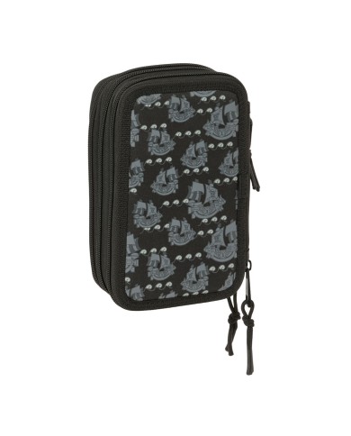 Plumier Triplo One Piece Pirates Nero 12,5 x 19,5 x 5,5 cm 37 Pezzi Plumier Triplo One Piece Pirates Nero 12,5 x 19,5 x 5,5 cm 37 Pezzi