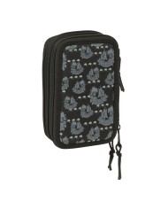 Plumier Triplo One Piece Pirates Nero 12,5 x 19,5 x 5,5 cm 37 Pezzi Plumier Triplo One Piece Pirates Nero 12,5 x 19,5 x 5,5 cm 37 Pezzi