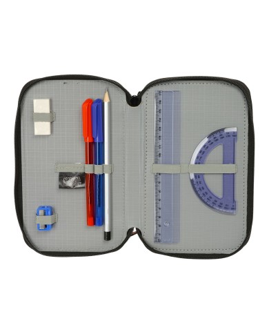 Plumier Triplo Naruto Nero 12,5 x 19,5 x 5,5 cm 37 Pezzi Plumier Triplo Naruto Nero 12,5 x 19,5 x 5,5 cm 37 Pezzi