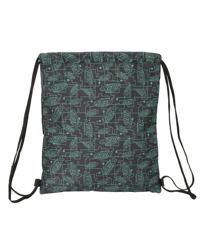 Zainetto con Cordini Nerf Game Nero 35 x 40 x 1 cm