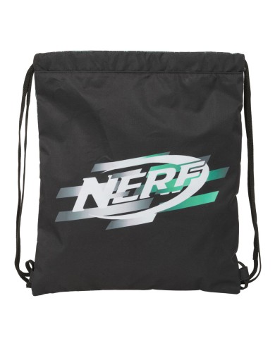 Zainetto con Cordini Nerf Game Nero 35 x 40 x 1 cm