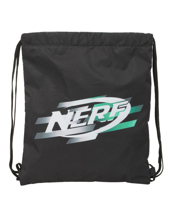 Zainetto con Cordini Nerf Game Nero 35 x 40 x 1 cm