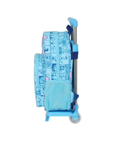 Trolley per la Scuola Snoopy Love Azzurro 26 x 11 x 67 cm 26 x 34 x 11 cm Trolley per la Scuola Snoopy Love Azzurro 26 x 11 x 67 cm 26 x 34 x 11 cm