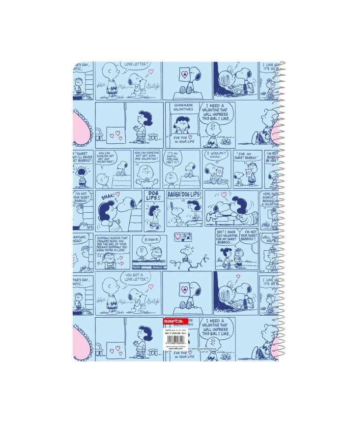 Agenda Snoopy Love Azzurro A4 80 Pagine Agenda Snoopy Love Azzurro A4 80 Pagine