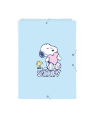 Raccoglitore ad anelli Snoopy Love Azzurro A4 26 x 33.5 x 2.5 cm Raccoglitore ad anelli Snoopy Love Azzurro A4 26 x 33.5 x 2.5 cm