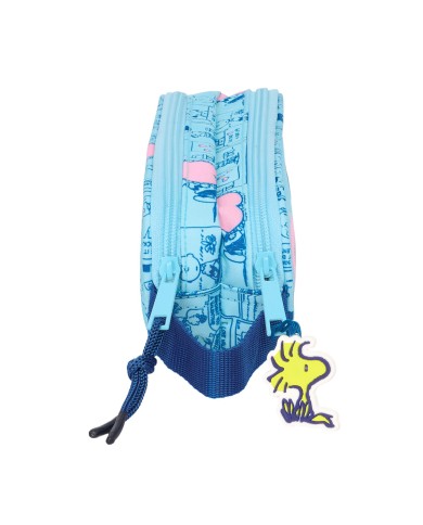 Portaoggetti Doppio Snoopy Love Azzurro Chiaro 21 x 8 x 6 cm Portaoggetti Doppio Snoopy Love Azzurro Chiaro 21 x 8 x 6 cm
