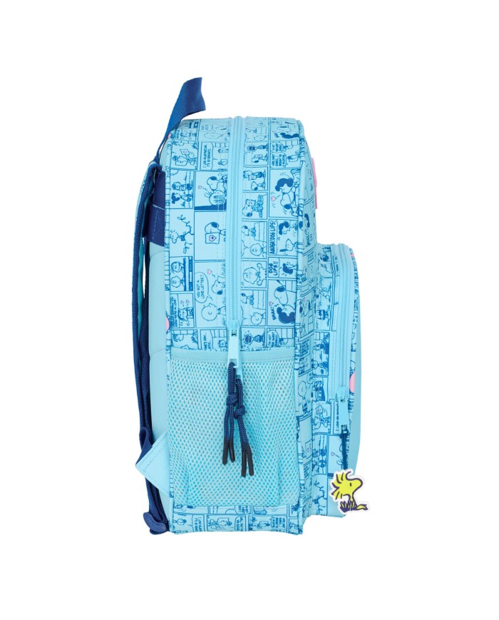 Zaino Scuola Snoopy Love Azzurro 32 x 38 x 12 cm Zaino Scuola Snoopy Love Azzurro 32 x 38 x 12 cm