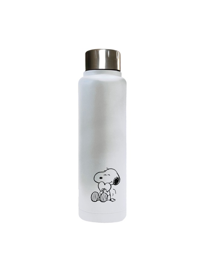 Bottiglia d'acqua Snoopy Love Azzurro