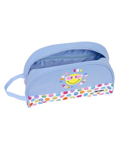 Necessaire da Viaggio Smiley Joyful Multicolore Azzurro Chiaro Riciclabile 28 x 18 x 10 cm Necessaire da Viaggio Smiley Joyful Multicolore Azzurro Chiaro Riciclabile 28 x 18 x 10 cm