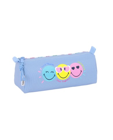 Necessaire Smiley Joyful Multicolore Azzurro Chiaro 21 x 8 x 7 cm Necessaire Smiley Joyful Multicolore Azzurro Chiaro 21 x 8 x 7 cm