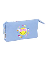 Necessaire Smiley Joyful Multicolore Azzurro Chiaro 21 x 8 x 7 cm Necessaire Smiley Joyful Multicolore Azzurro Chiaro 21 x 8 x 7 cm