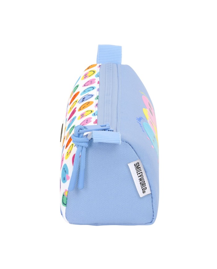 Necessaire Smiley Joyful Multicolore Azzurro Chiaro 21 x 8 x 7 cm Necessaire Smiley Joyful Multicolore Azzurro Chiaro 21 x 8 x 7 cm
