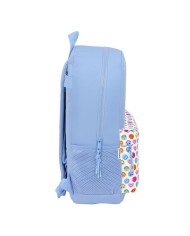 Zaino Scuola Smiley Joyful Azzurro Multicolore 30 x 46 x 14 cm Zaino Scuola Smiley Joyful Azzurro Multicolore 30 x 46 x 14 cm
