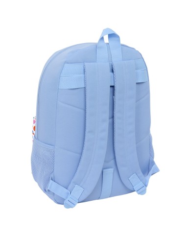 Zaino Scuola Smiley Joyful Azzurro Multicolore 30 x 46 x 14 cm Zaino Scuola Smiley Joyful Azzurro Multicolore 30 x 46 x 14 cm
