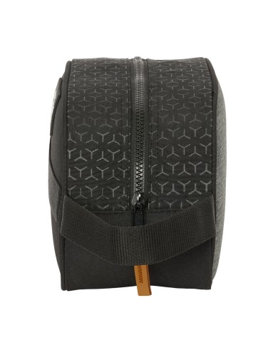 Necessaire da Viaggio BlackFit8 Old school Nero Grigio Riciclabile 26 x 15 x 12 cm Necessaire da Viaggio BlackFit8 Old school Nero Grigio Riciclabile 26 x 15 x 12 cm