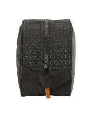 Necessaire da Viaggio BlackFit8 Old school Nero Grigio Riciclabile 26 x 15 x 12 cm Necessaire da Viaggio BlackFit8 Old school Nero Grigio Riciclabile 26 x 15 x 12 cm