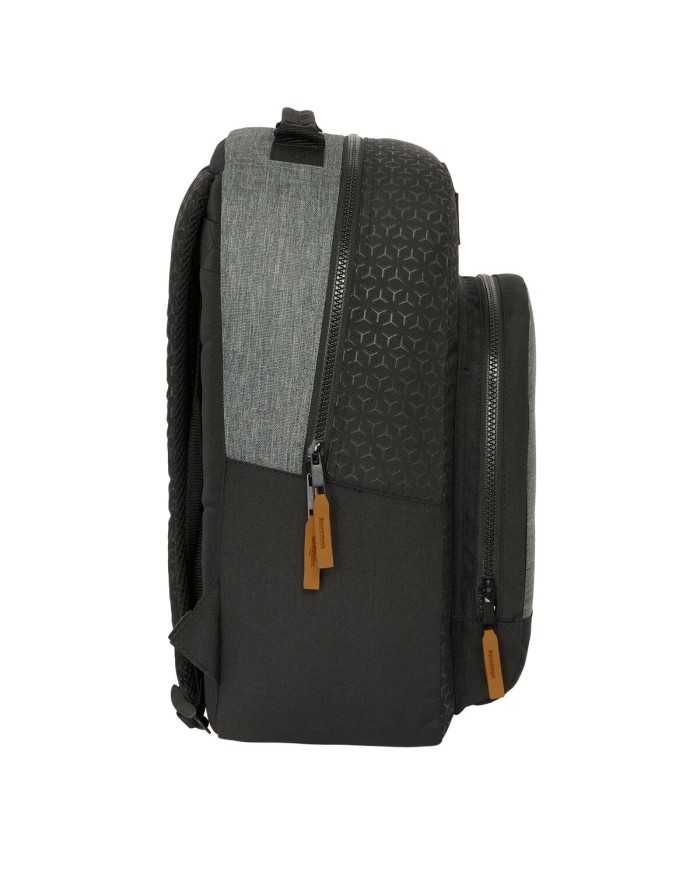 Zaino Scuola BlackFit8 Old school Nero Grigio 32 x 42 x 15 cm Zaino Scuola BlackFit8 Old school Nero Grigio 32 x 42 x 15 cm