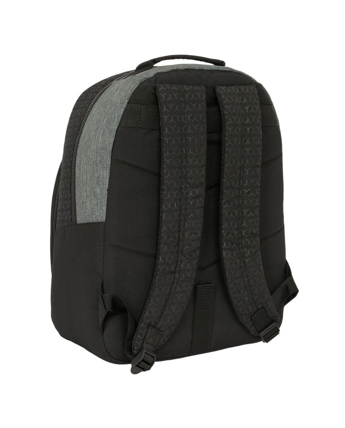 Zaino Scuola BlackFit8 Old school Nero Grigio 32 x 42 x 15 cm Zaino Scuola BlackFit8 Old school Nero Grigio 32 x 42 x 15 cm