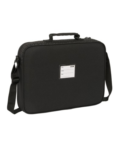 Borsa per la scuola BlackFit8 Old school Nero Grigio 38 x 28 x 6 cm Borsa per la scuola BlackFit8 Old school Nero Grigio 38 x 28 x 6 cm