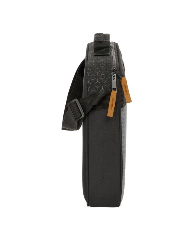 Borsa per la scuola BlackFit8 Old school Nero Grigio 38 x 28 x 6 cm Borsa per la scuola BlackFit8 Old school Nero Grigio 38 x 28 x 6 cm