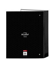 Raccoglitore ad anelli BlackFit8 Old school Nero Grigio A4 27 x 33 x 6 cm Raccoglitore ad anelli BlackFit8 Old school Nero Grigio A4 27 x 33 x 6 cm